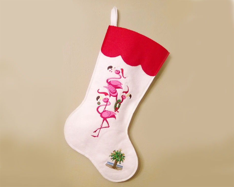 Handmade felt Christmas Stocking