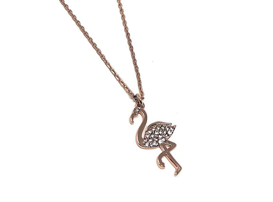 Kate Spade flamingo necklace