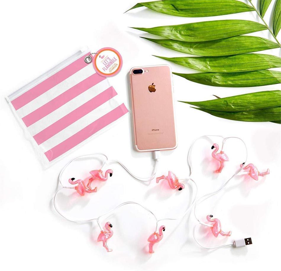 Load your phone with flamingo light cable