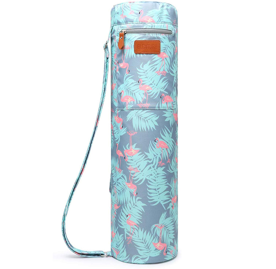 Elenture flamingo yoga mat bag